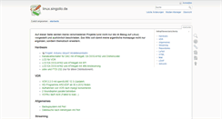 Desktop Screenshot of linux.singollo.de