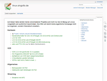 Tablet Screenshot of linux.singollo.de